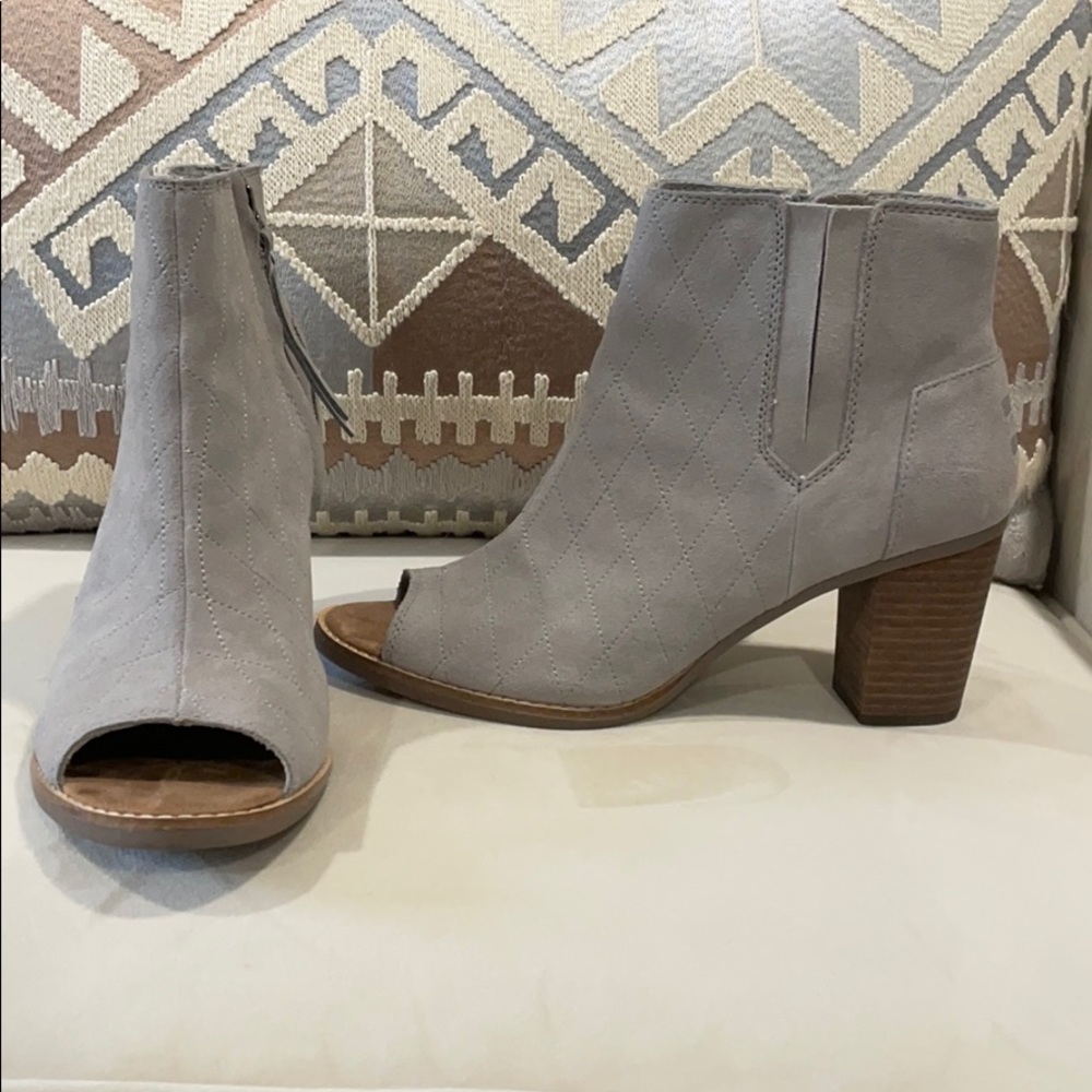TOMS Majorca peep-toe Booties